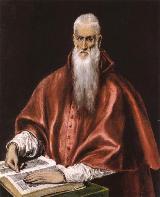 El Greco St Jerome as Cardinal China oil painting art